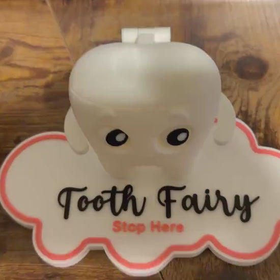 3D Printed Tooth Fairy Buddy: Kids Tooth & Money Holder